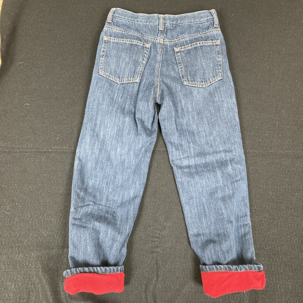 Gymboree Fleece Lined Jeans Boys Size 8 Adjustable Waist Classic - Picture 7 of 7